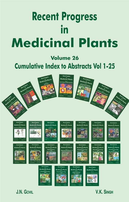 Recent Progress in Medicinal Plants , Vol 26: Cumulative Index to Abstract Vols 1-25